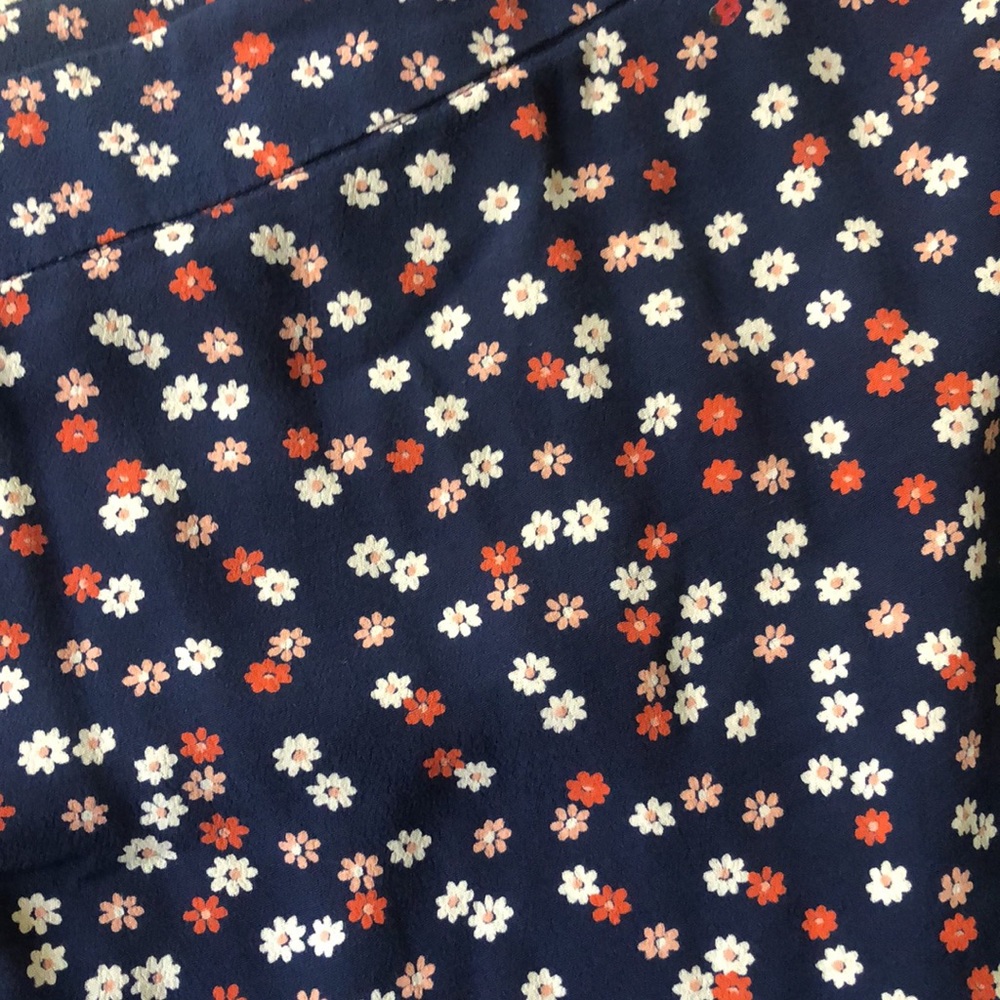 Madewell Blue Midi Floral Skirt - Picture 3 of 6